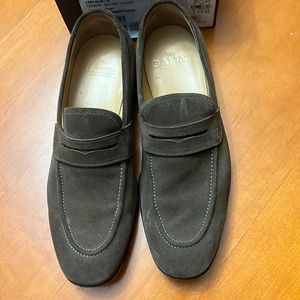 Bally cenere bovine suede men shoes